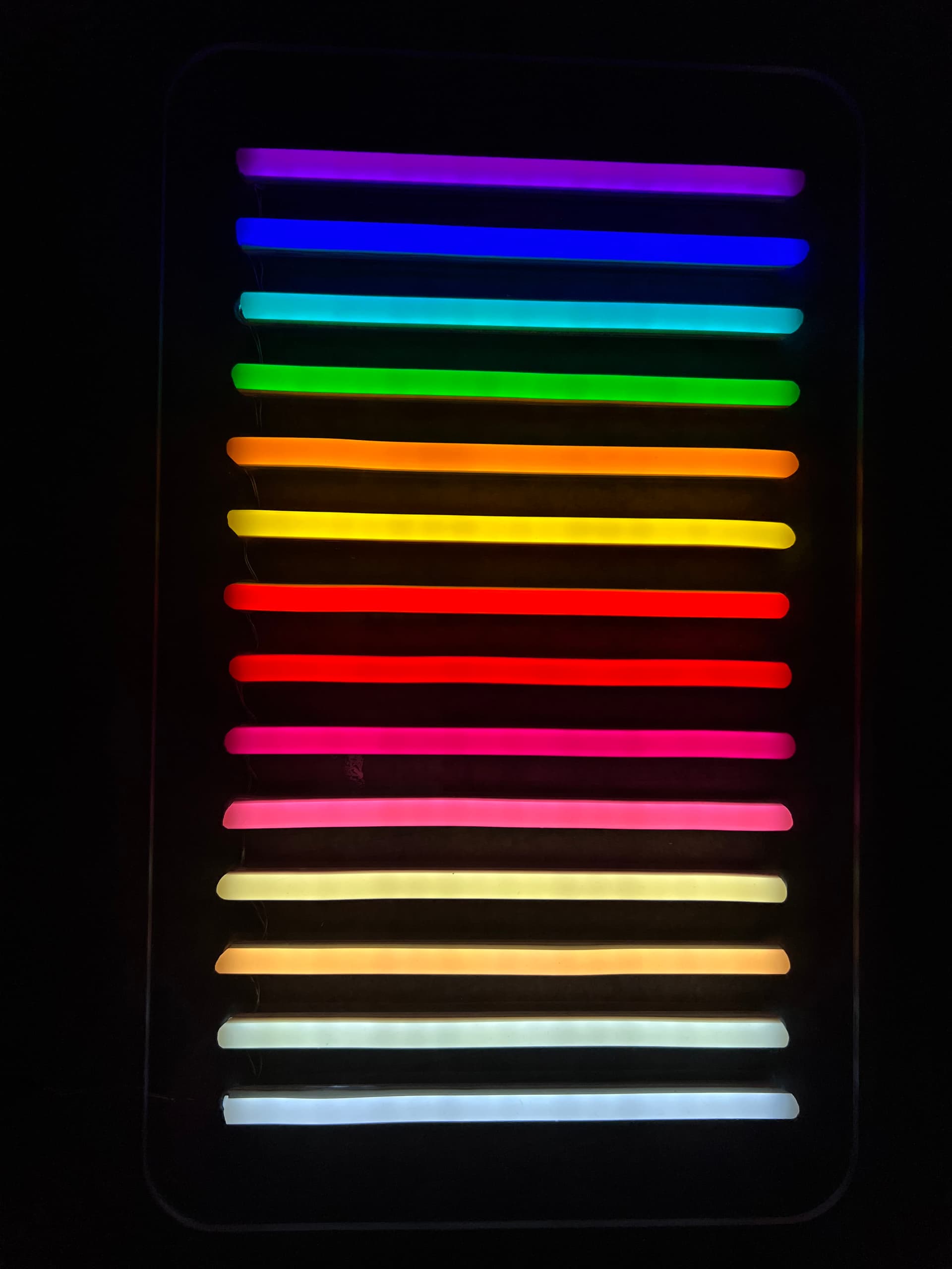 Neon Boomerang project IMG 6